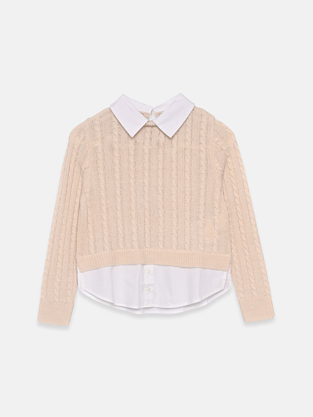 Shirt Collar Tricot Jumper