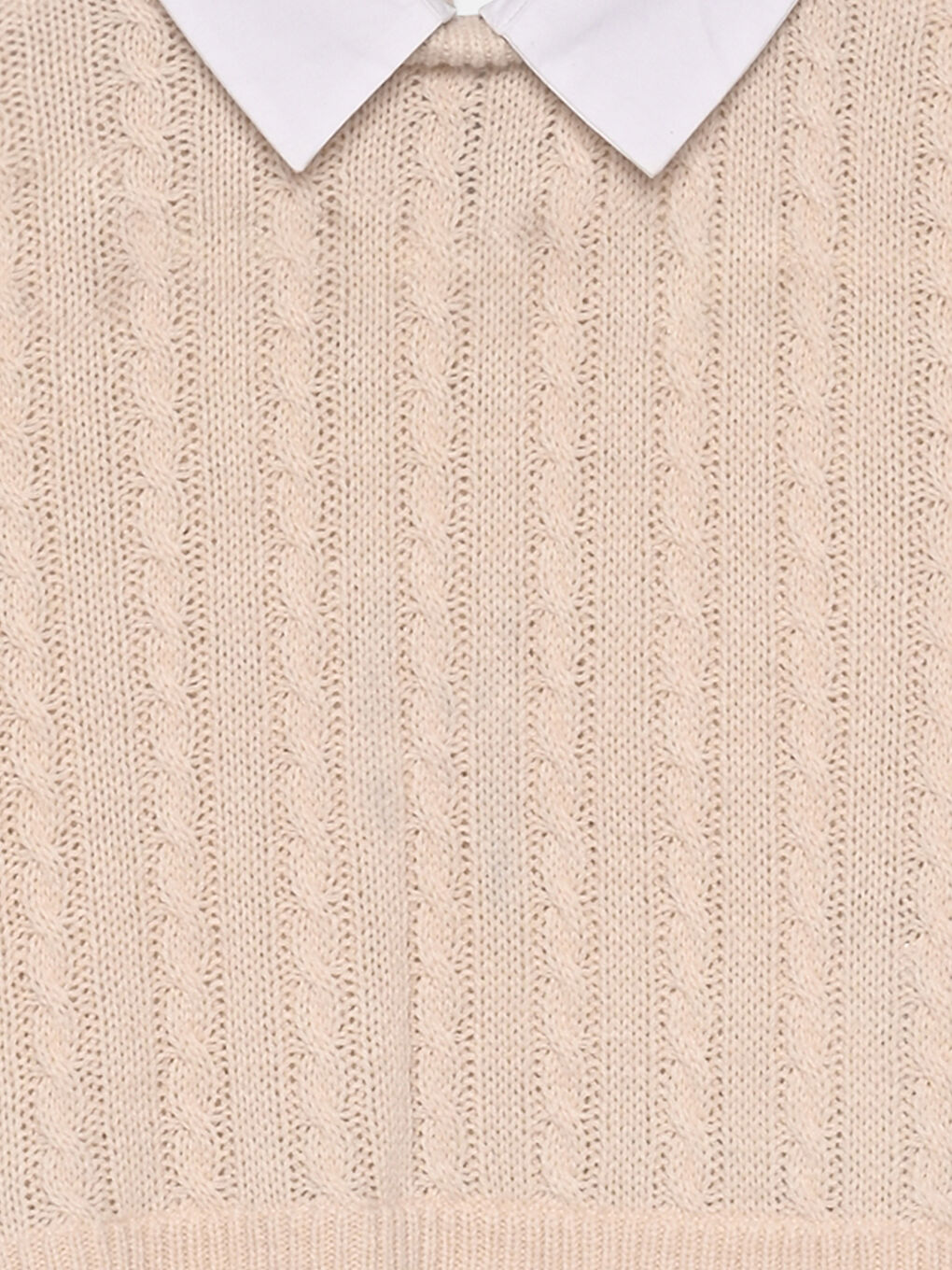 Shirt Collar Tricot Jumper-2