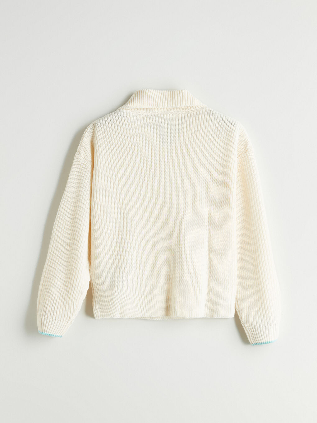 Polo Neck Girls' Knit Sweater-2