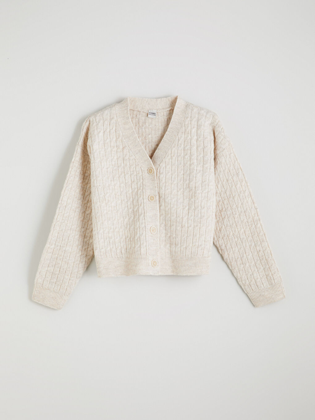 V Neck Girls' Knitwear Cardigan