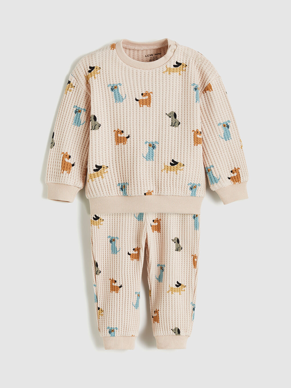 LCW baby Baby Boy BEIGE Set -W5AK61Z1-LQA