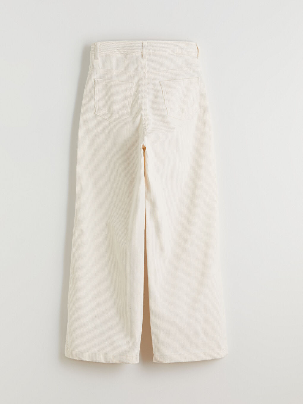 Wideleg Velvet Girls' Trousers-5