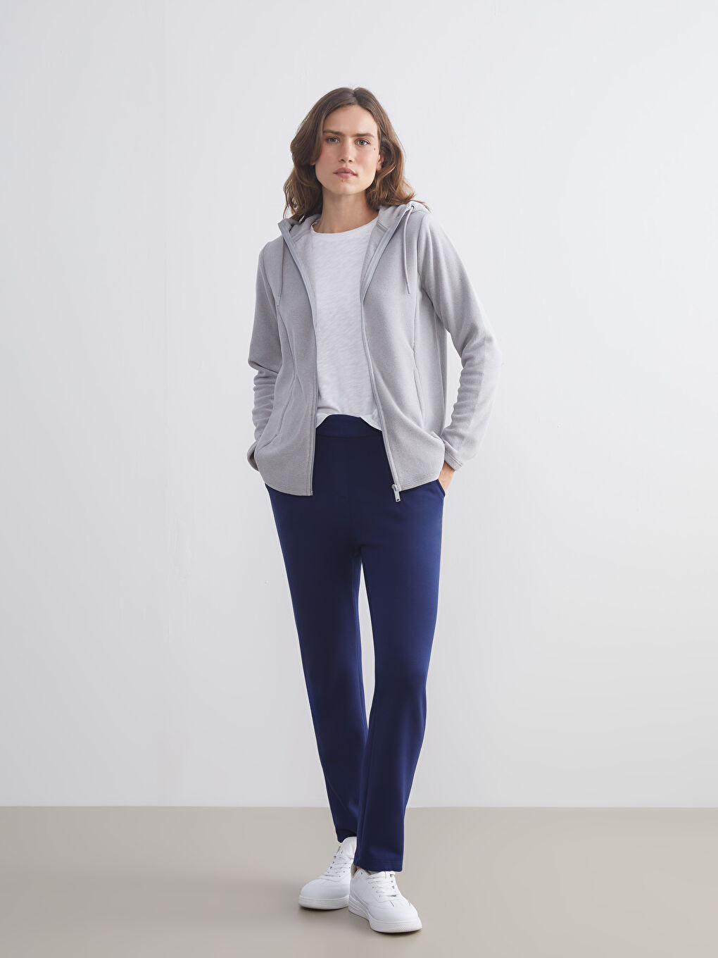 Hooded Women's Zip-Up Sweatshirt-1