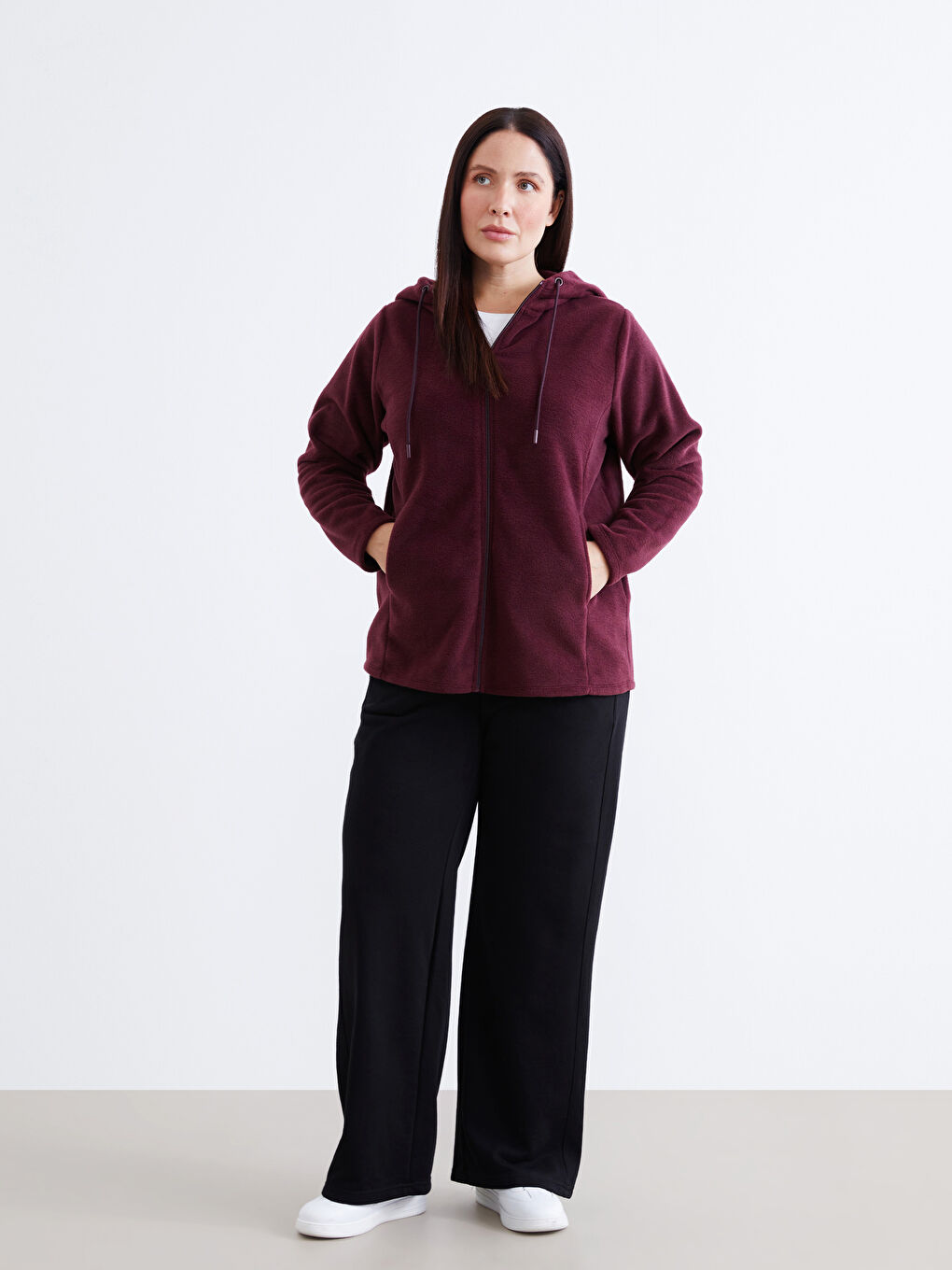Woman PLUM Zip-Up Sweatshirt-5
