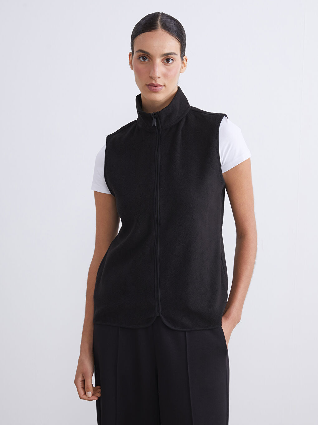 High Collar Women's Vest