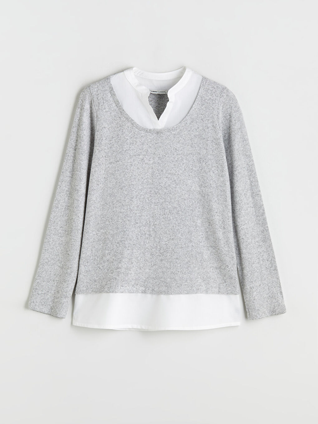 Notch Neck Blouse