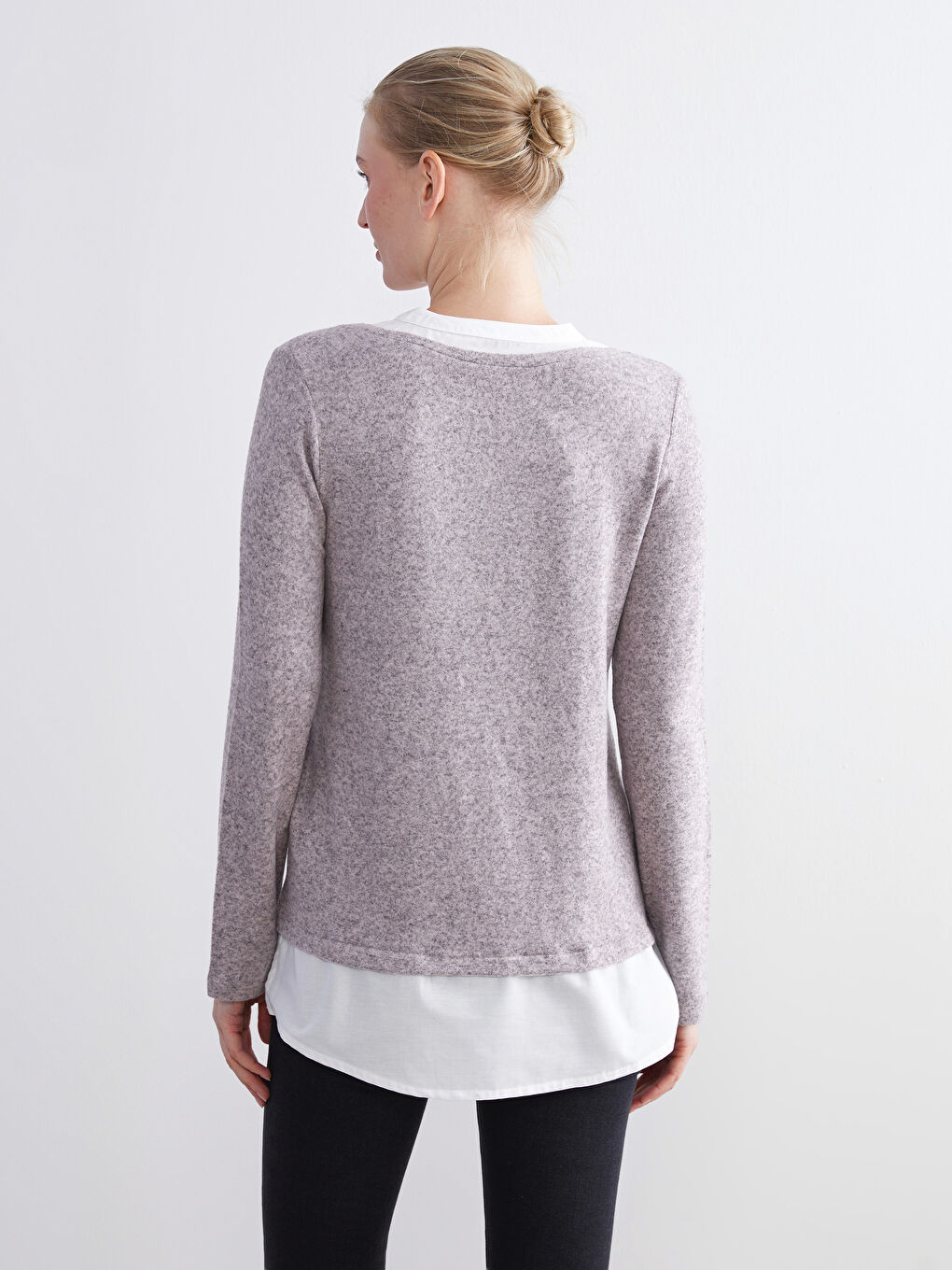 Notch Neck Blouse-3