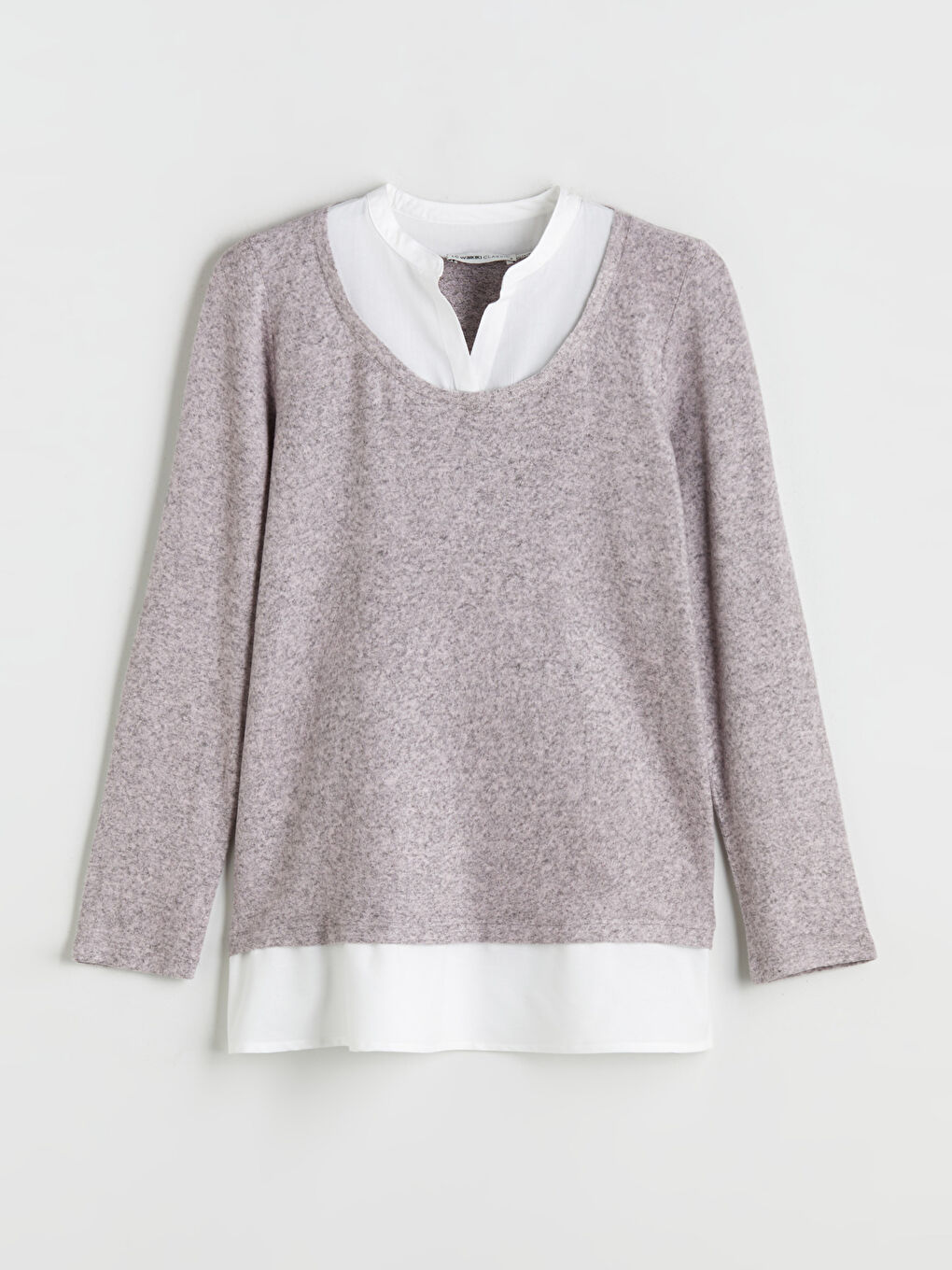 Notch Neck Blouse-4