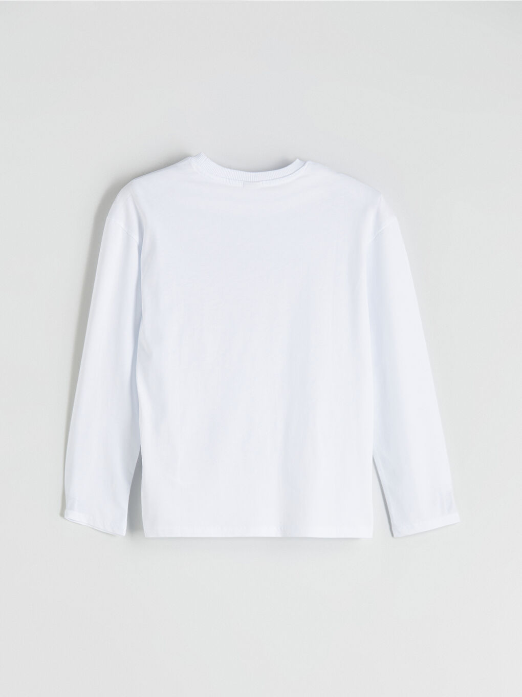 Beyaz Bisiklet Yaka Atatürk Baskılı Erkek Çocuk Tişört-4