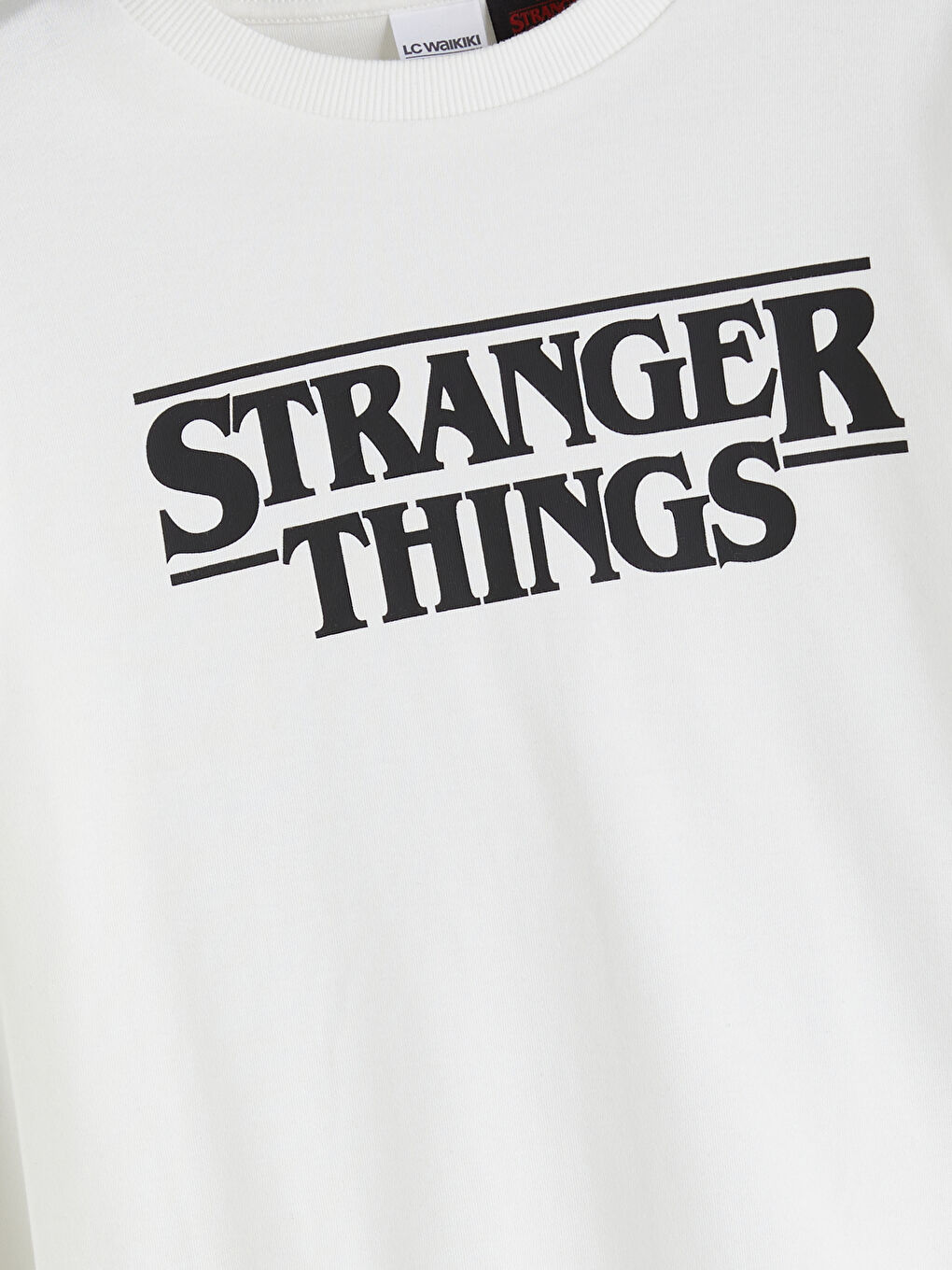 LCW Kids قميص كول مدور مطبوع أولاد Stranger Things -W5AL90Z4-R9J