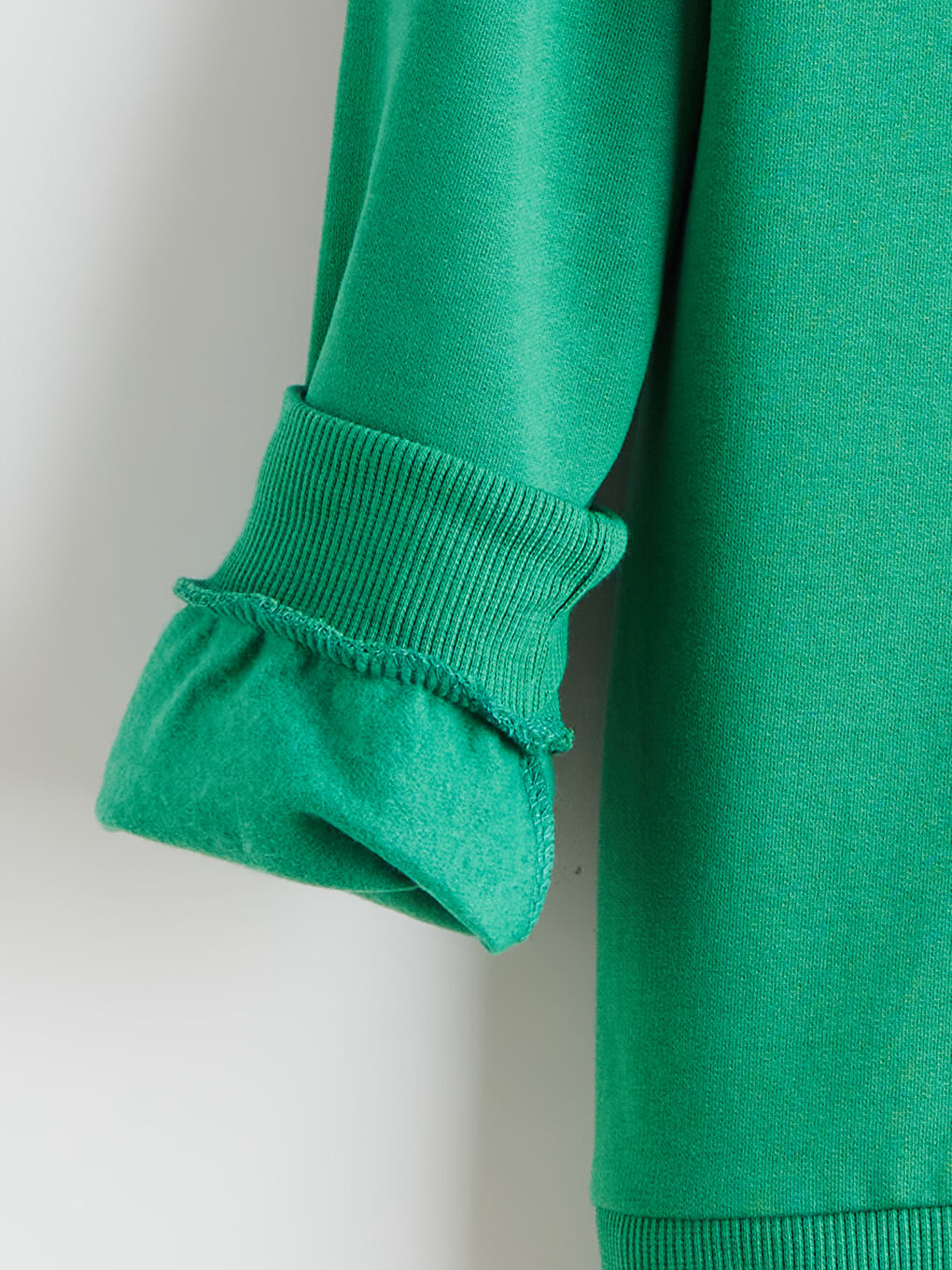 Yeşil Bisiklet Yaka Erkek Çocuk Sweatshirt 2'li-9