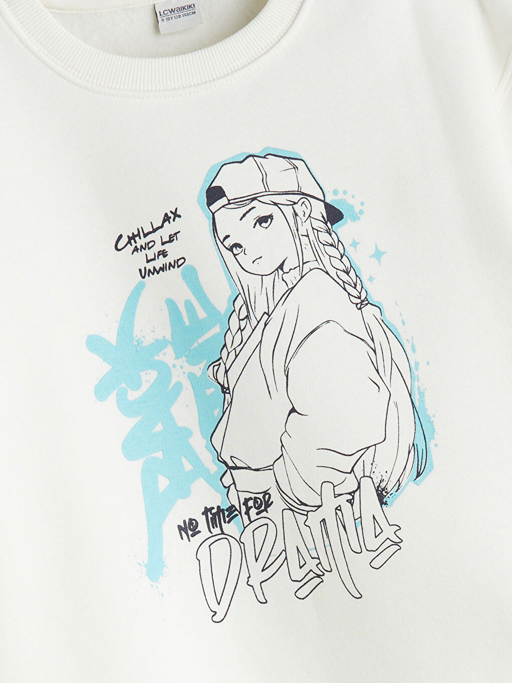 Crew Neck Girls' Sweatshirt 2 Pack-2