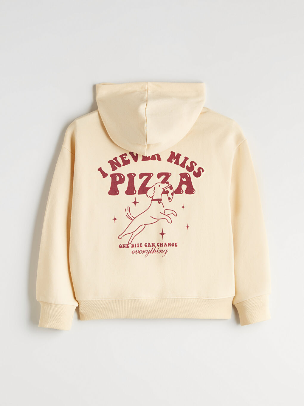 Hooded Printed Girls' Sweatshirt-5