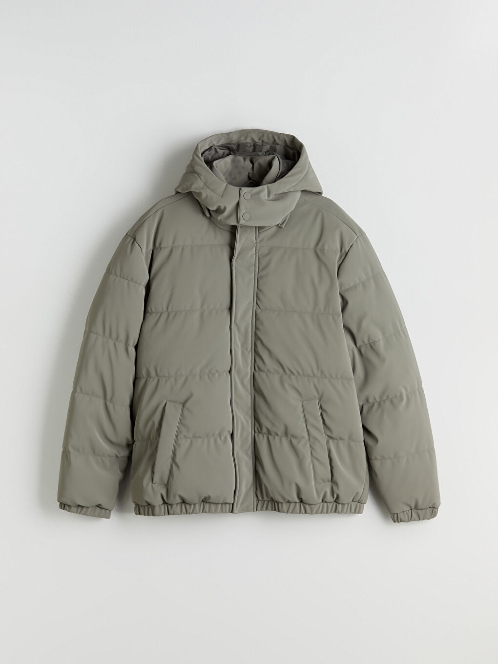 Relaxed Fit Hooded Men's Puffer Coat-5