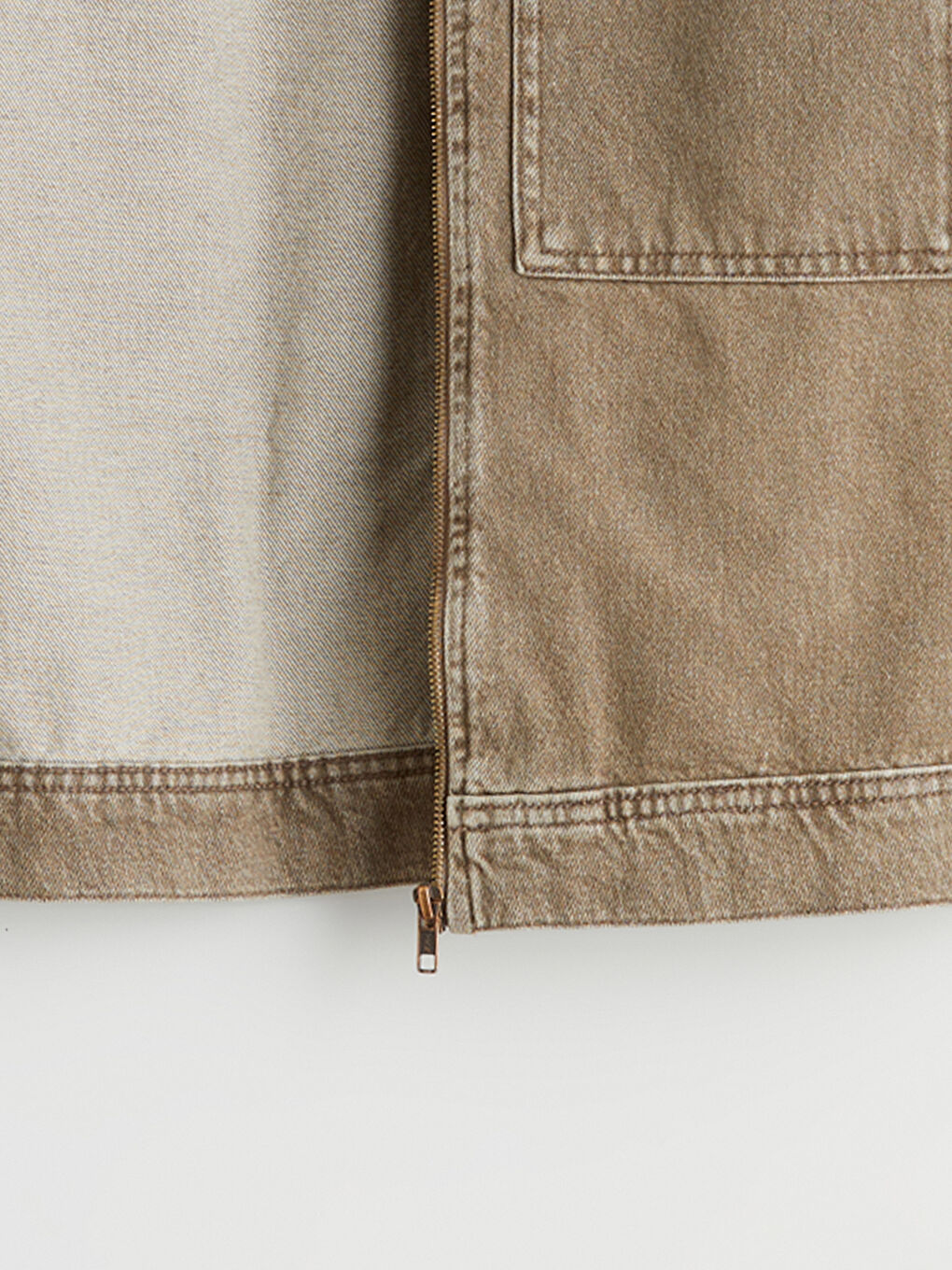 جاكيت جينز واسع للرجال-5