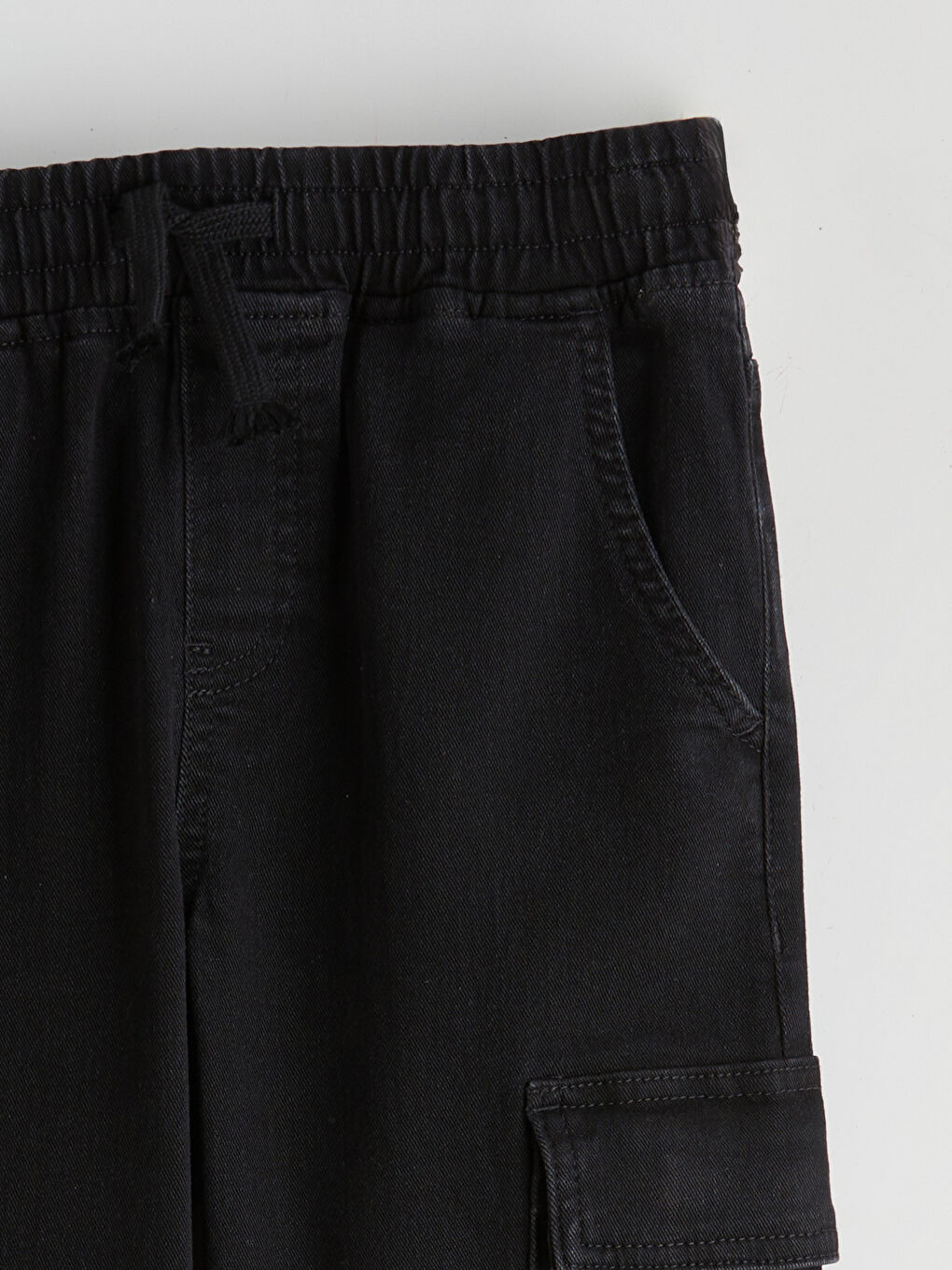 Elasticated Waist Boys' Cargo Jeans-1