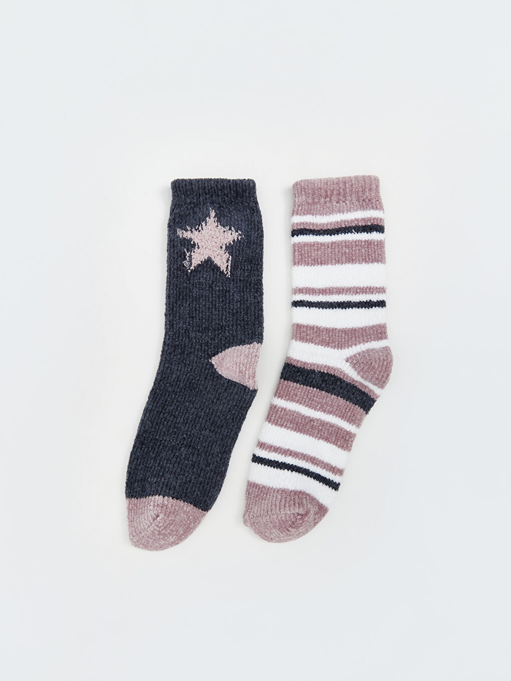 Patterned Women's Homewear Socks 2 Pack