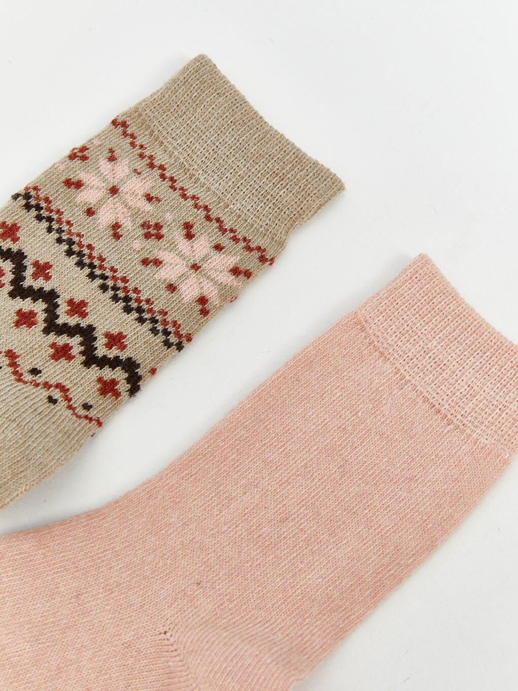Woman BEIGE Ankle Socks-1