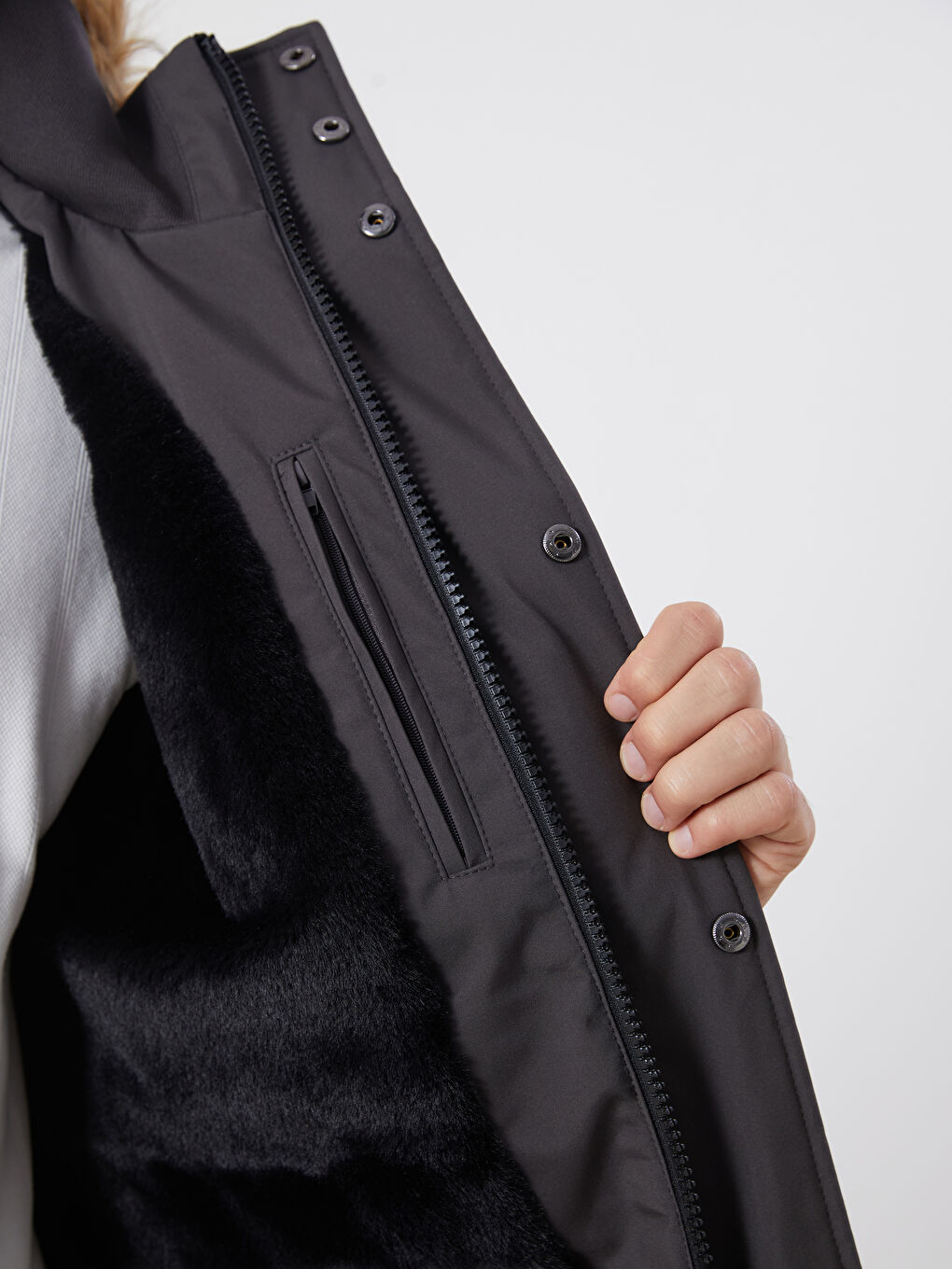 Мужская парка стандартного кроя с капюшоном-3