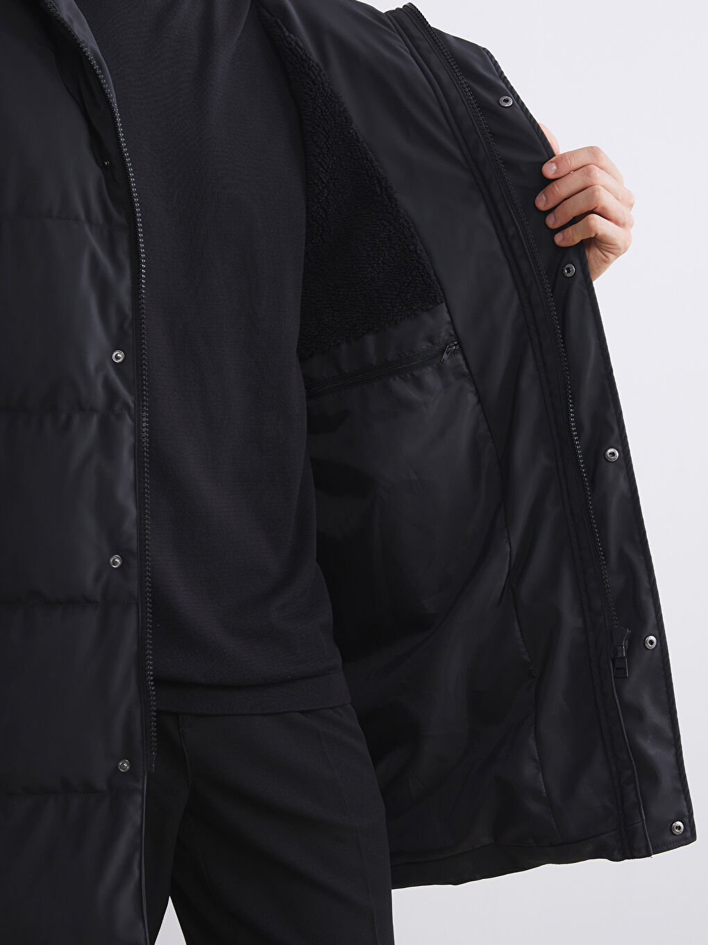 Мужская парка стандартного кроя с капюшоном-2