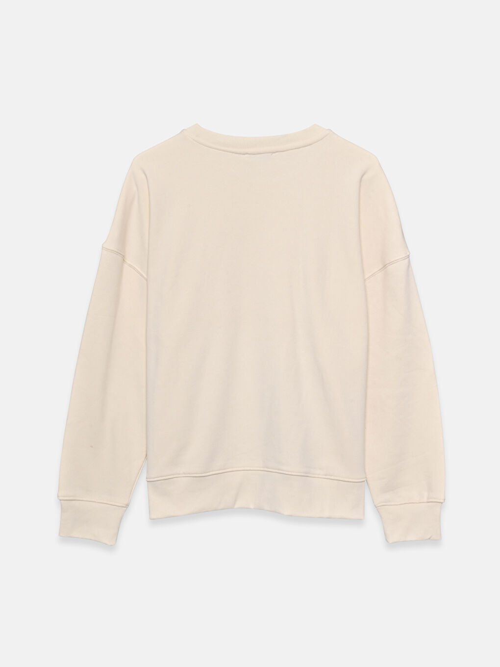 Crew Neck Printed Women's Sweatshirt-1