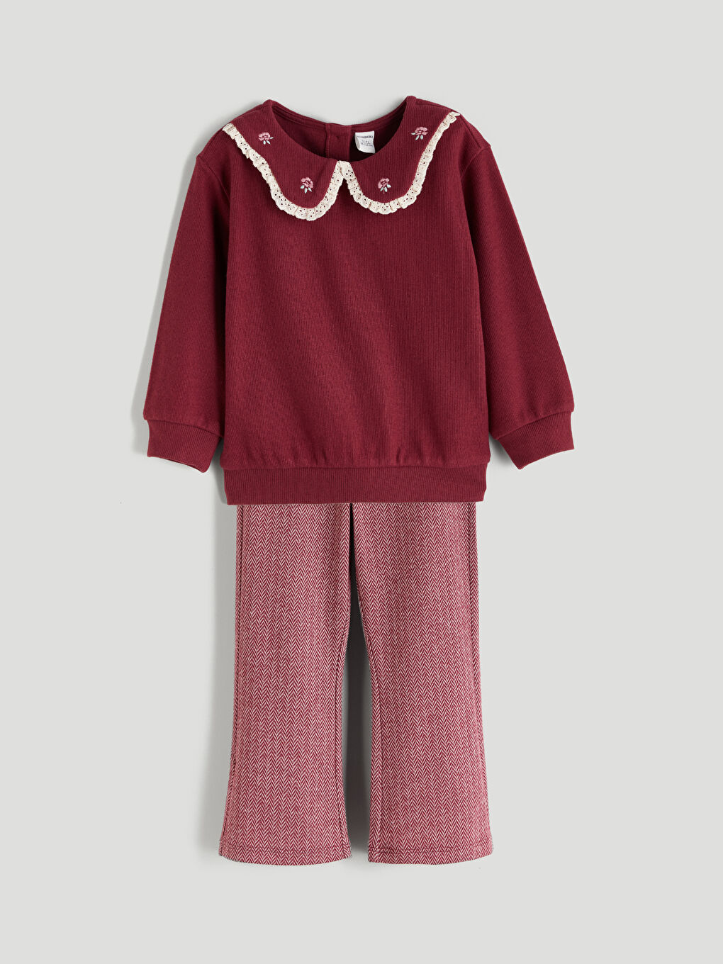 LCW Kids Girl BORDEAUX Set -W5AO53Z1-HJC