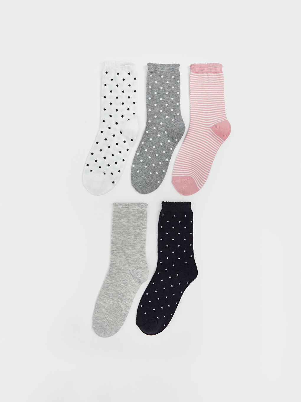 Girls' Ankle Socks 5 Pack