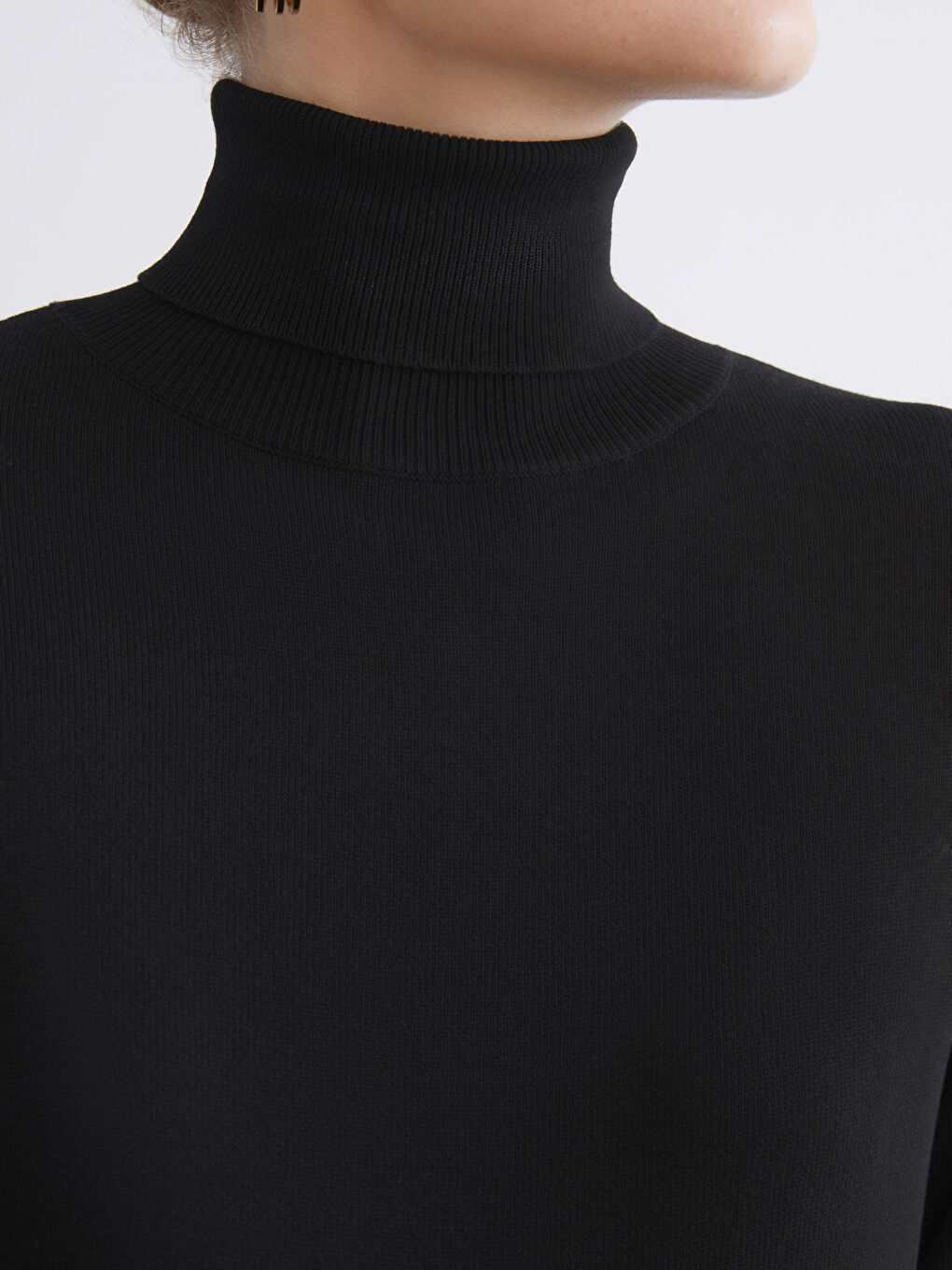 Turtleneck Women's Knitwear Sweater-2