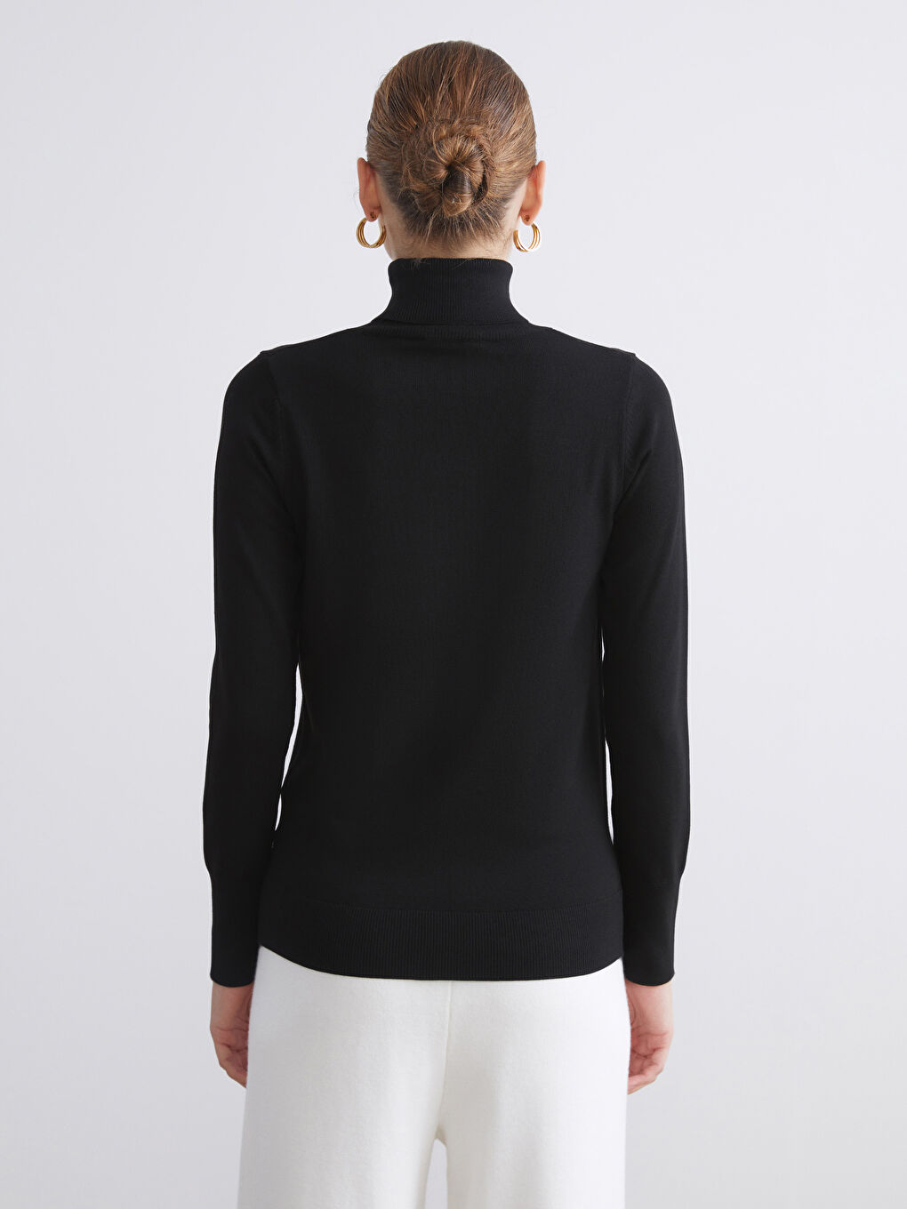 Turtleneck Women's Knitwear Sweater-3