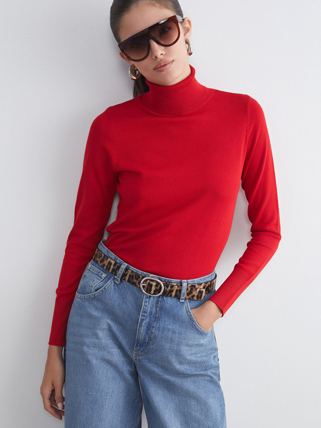 Turtleneck Women's Knitwear Sweater