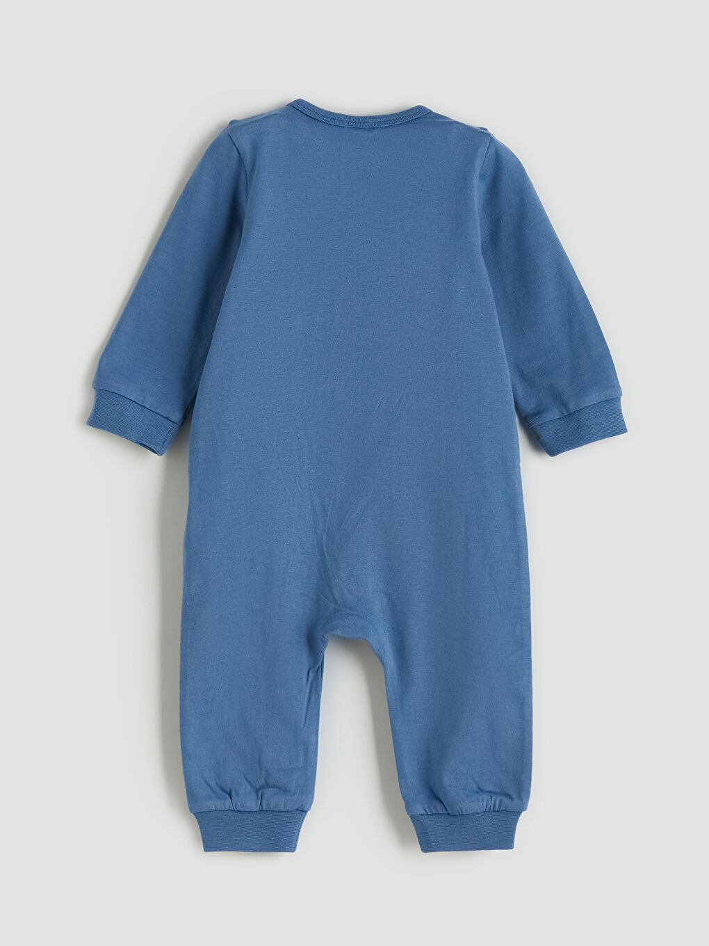 Mavi Bisiklet Yaka Erkek Bebek Tulum-1