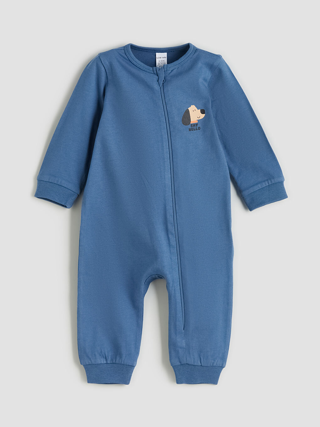 Crew Neck Long Sleeve Baby Boys Jumpsuit 2 Pack-2