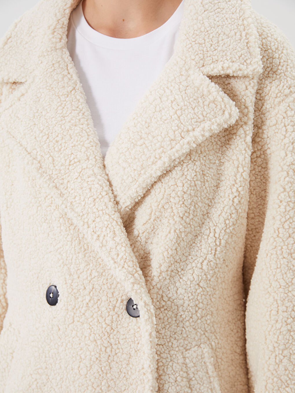 Woman BEIGE Overcoat-2