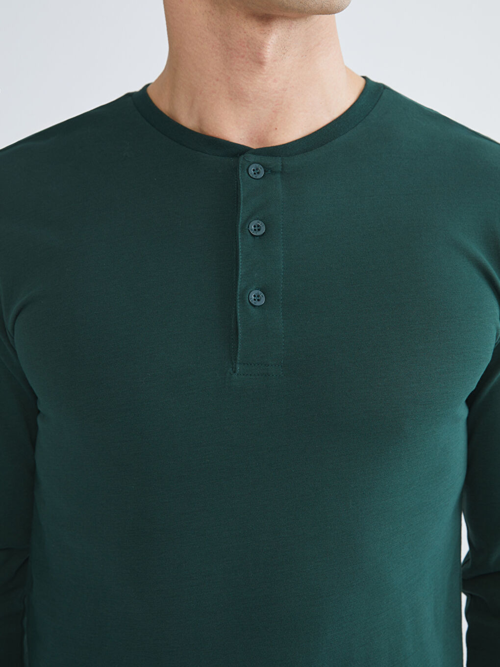 Yeşil Standart Kalıp Erkek Pijama Takımı-2