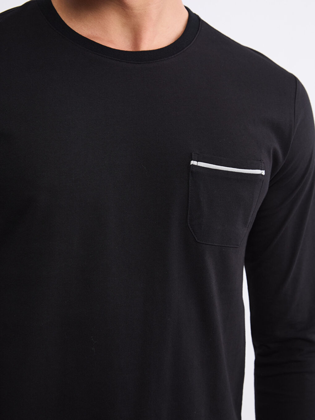 Siyah Standart Kalıp Erkek Pijama Takımı-2