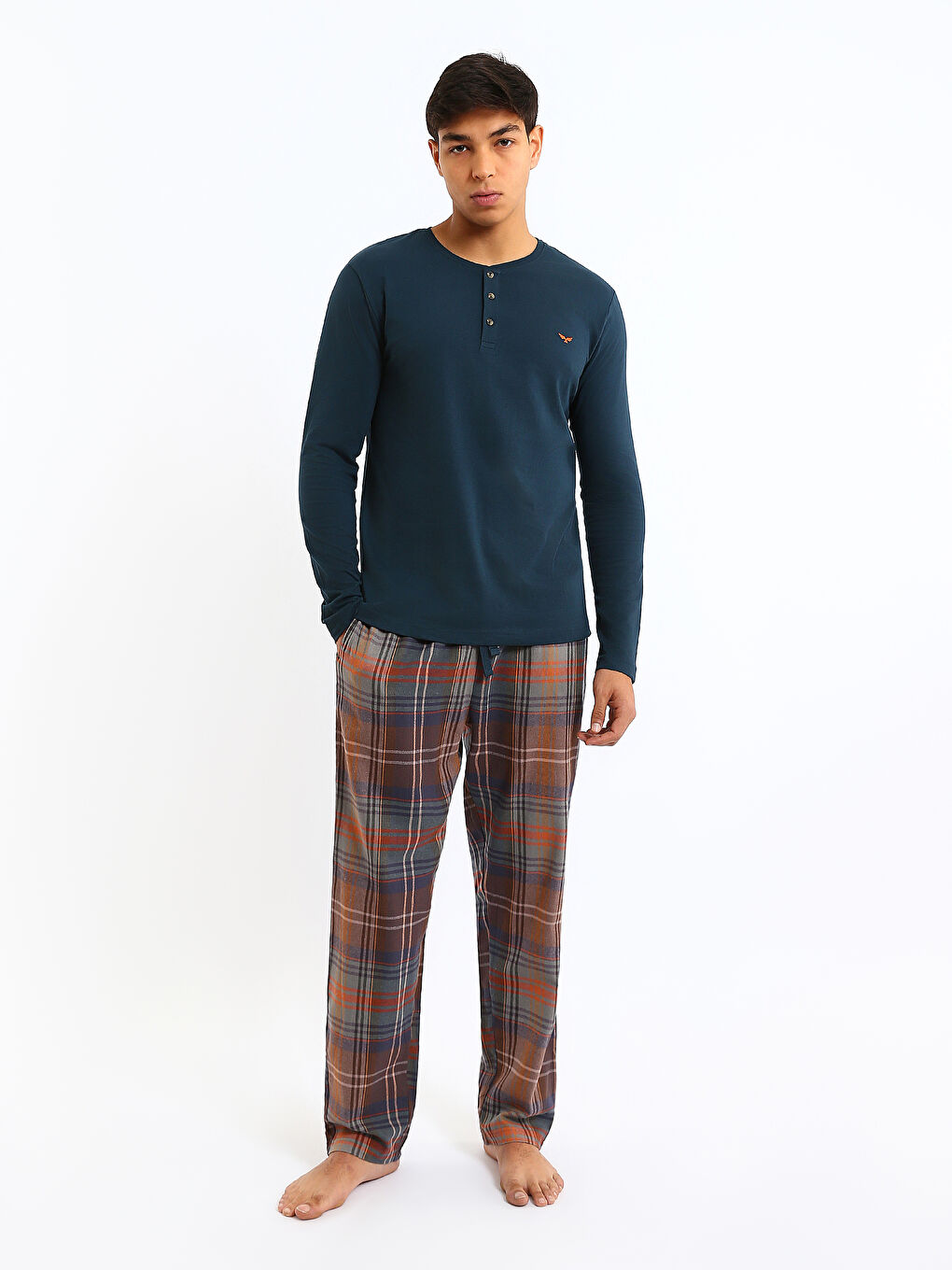 Regular Fit Men's Pyjama Set-1