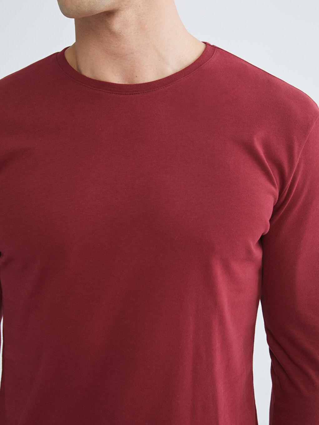 Bordo Standart Kalıp Erkek Pijama Takımı-2