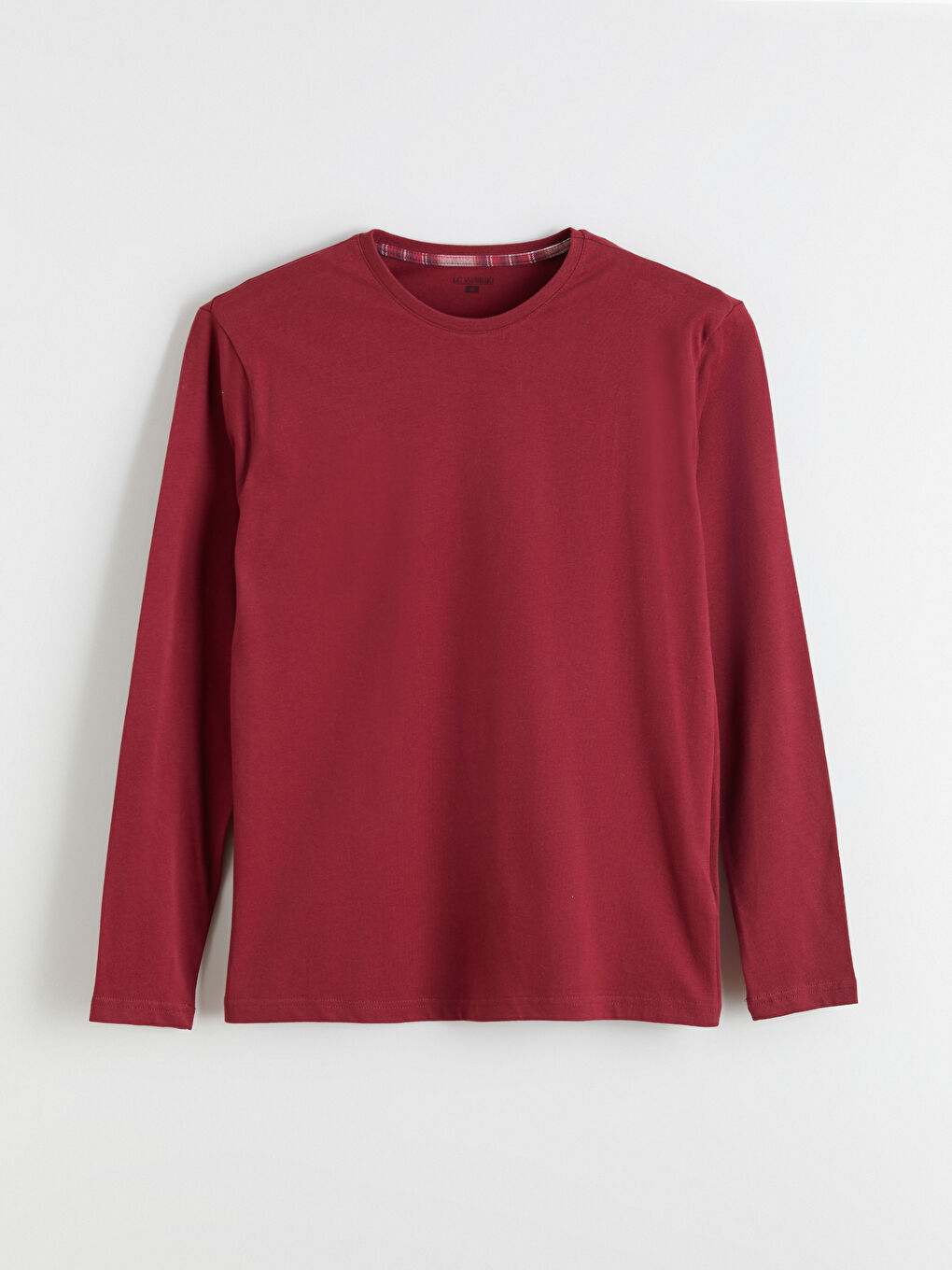 Bordo Standart Kalıp Erkek Pijama Takımı-5