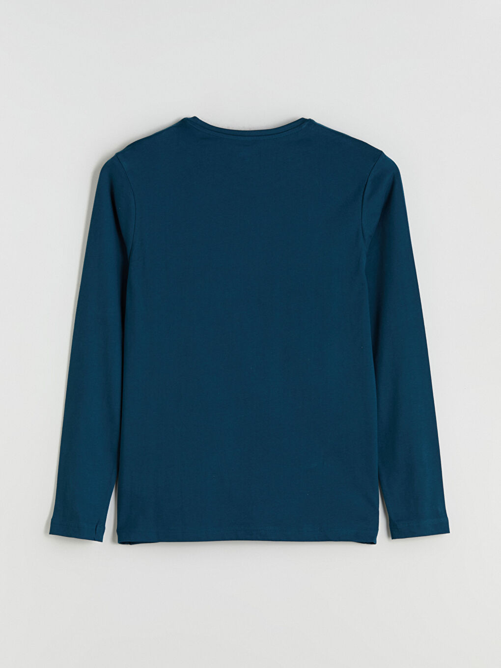 дөңгелек жағалы ерлерге арналған пижама жинағы-6