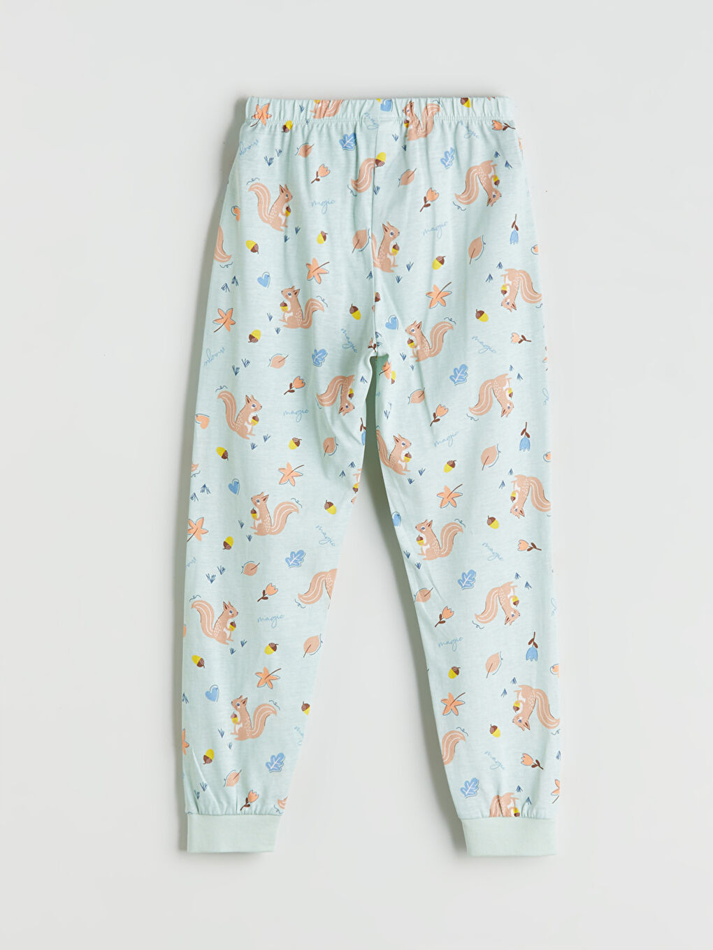 Crew Neck Girls' Pyjama Set-5