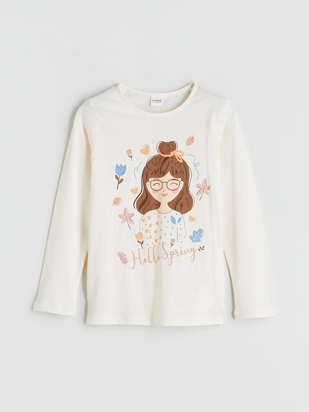 LCW Kids Crew Neck Girls' Pyjama Set -W5AQ83Z4-FES