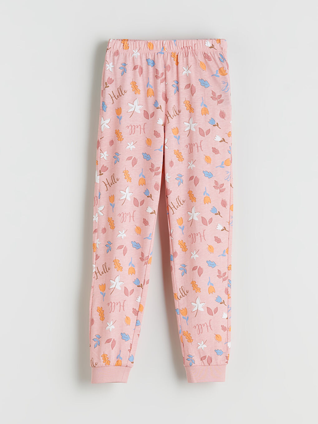LCW Kids Crew Neck Girls' Pyjama Set -W5AQ83Z4-FES