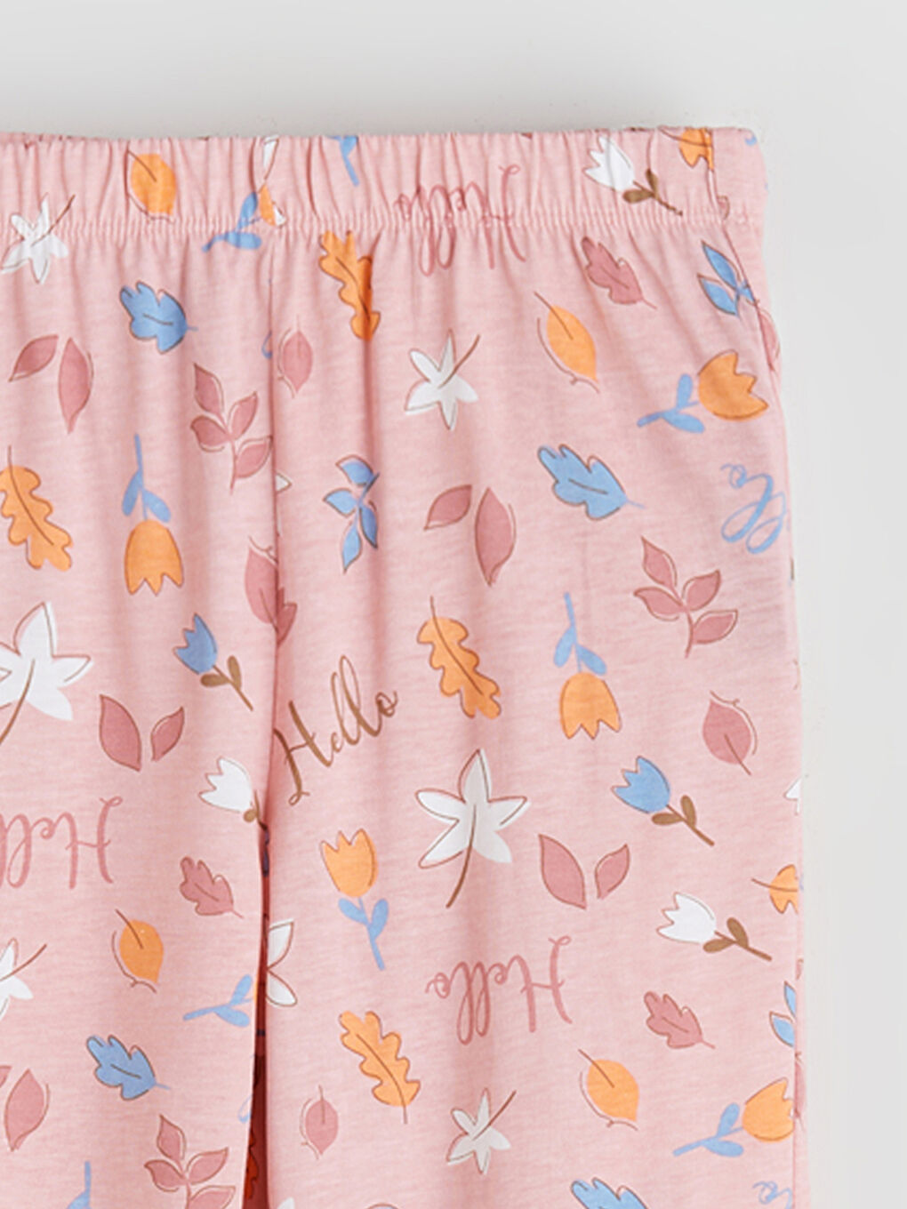 LCW Kids Crew Neck Girls' Pyjama Set -W5AQ83Z4-FES