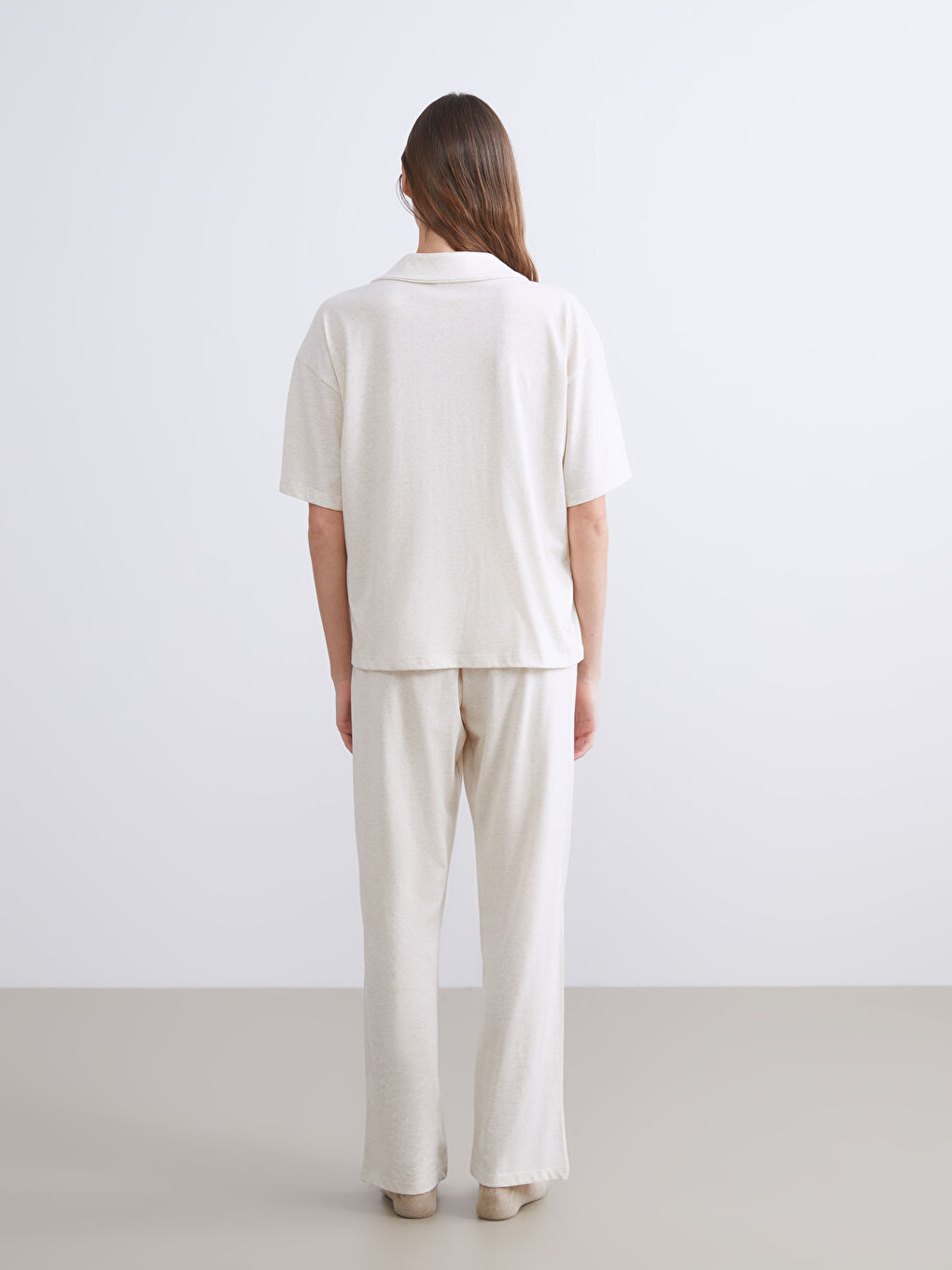 Woman BEIGE Pyjama Set-3