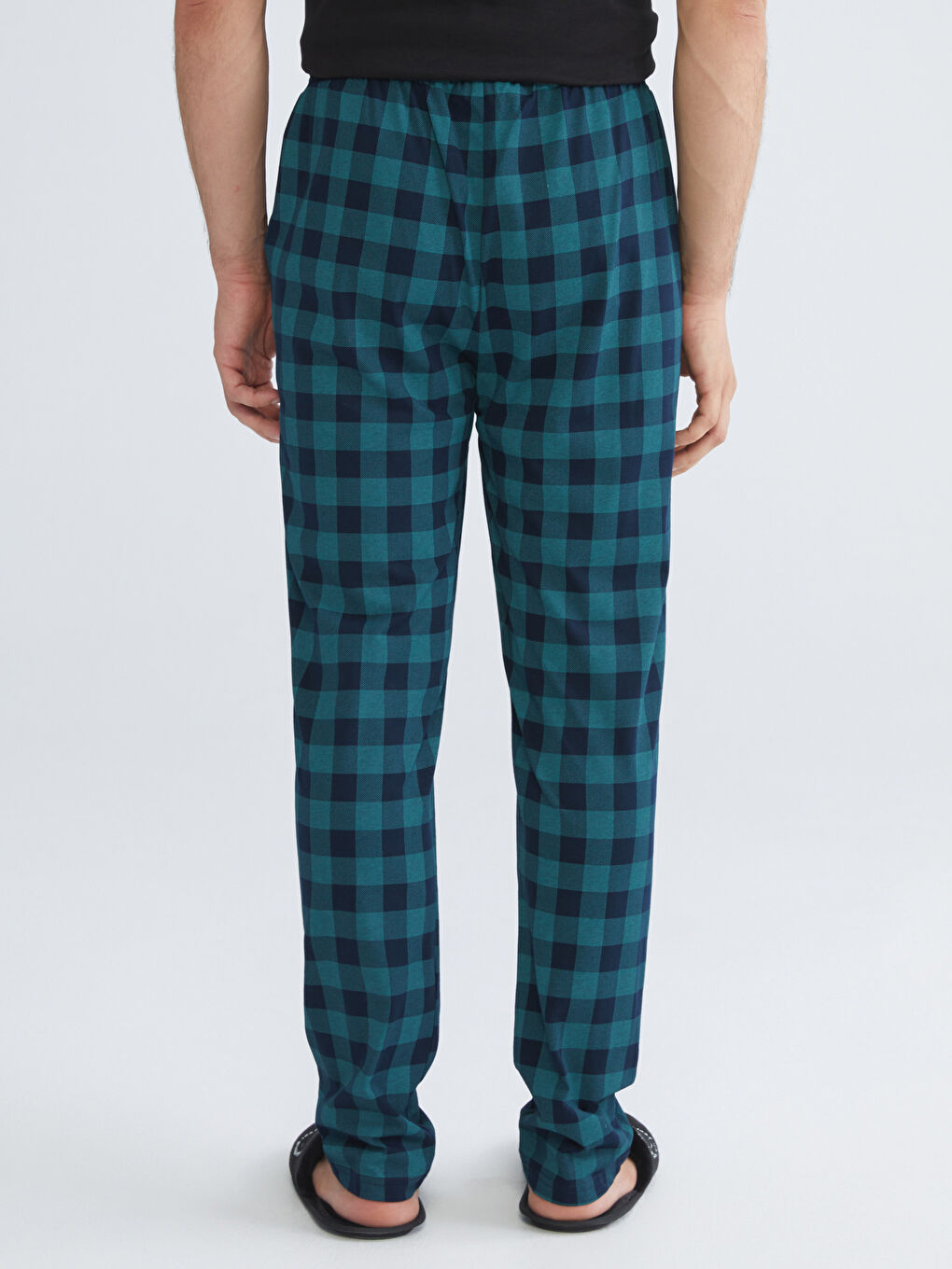 Regular Fit Plaid Men's Pyjama Bottoms-3