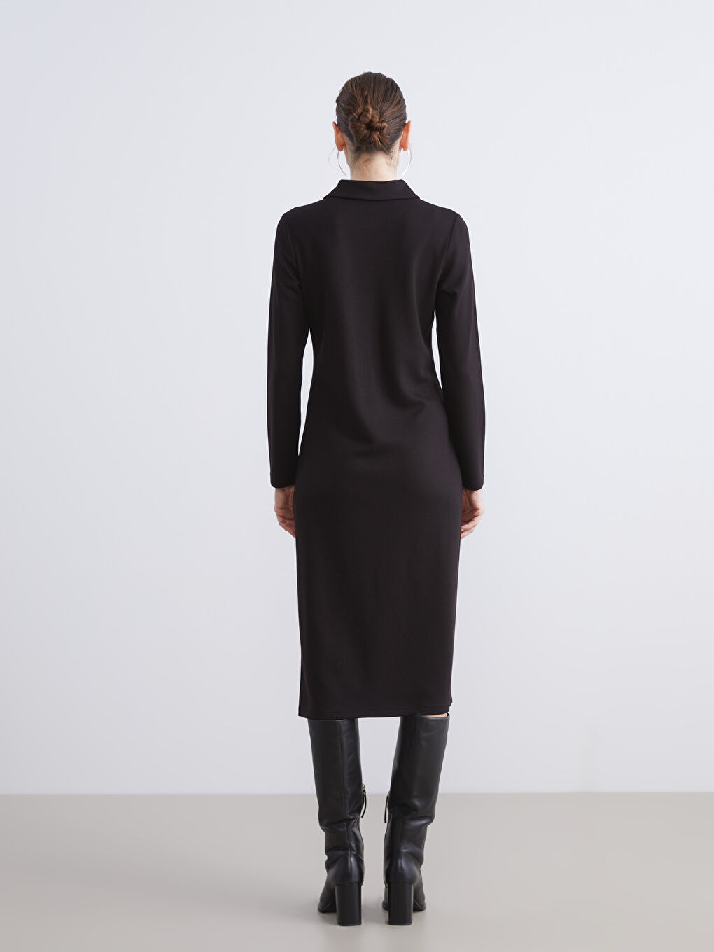 Collared Neck Dress-3