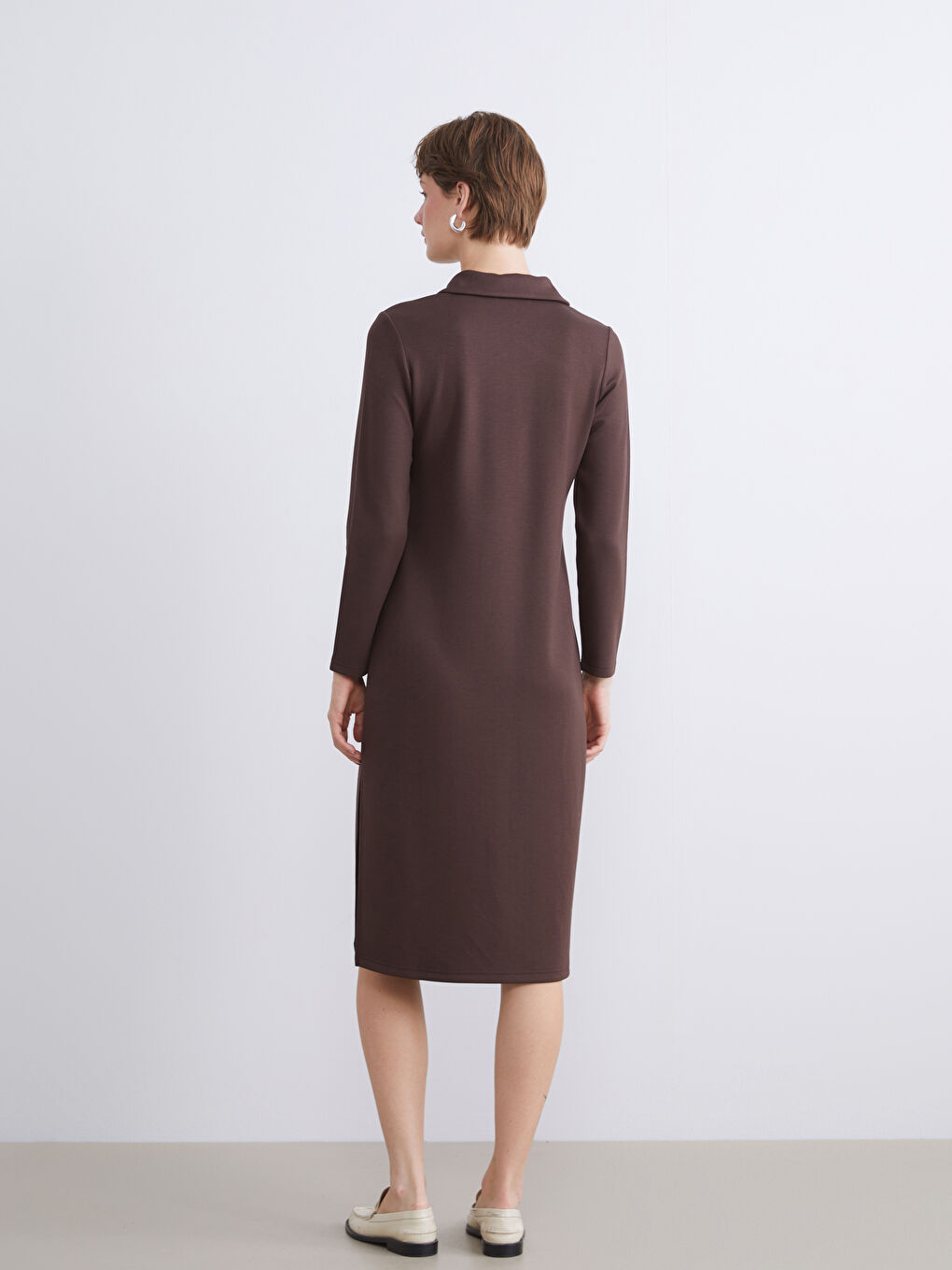 Collared Neck Dress-3