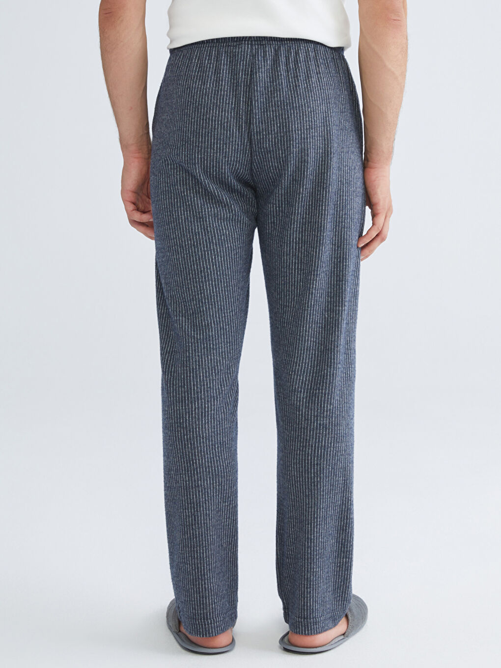 Lacivert Standart Kalıp Erkek Pijama Alt-3