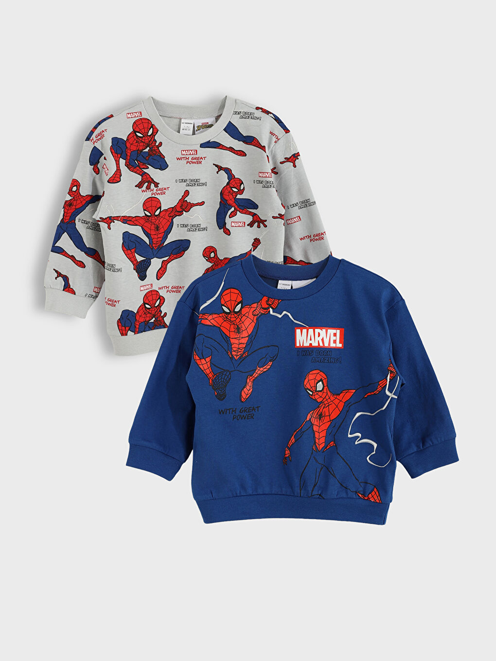 Φούτερ για Αγόρια με Εκτύπωση Spider-Man - Συσκευασία 2 τεμαχίων