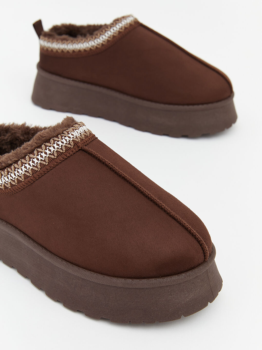 أحذية شبشب بني امرأة-2